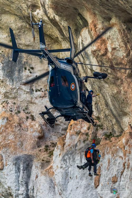 photo intervention helicoptere pghm verdon